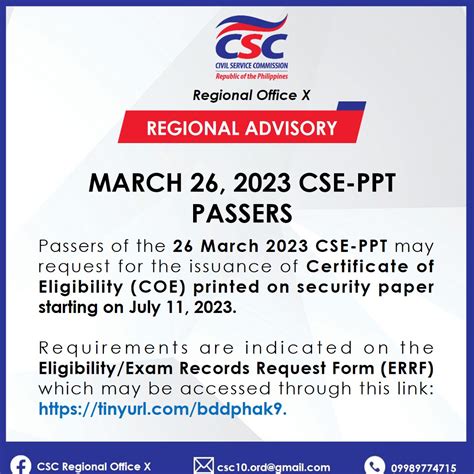 cse ppt passers